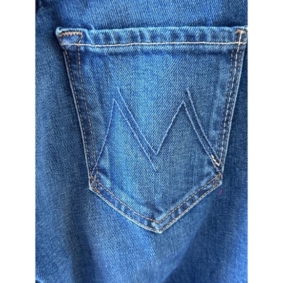 MOTHER “Lil Hi Waisted Weekender Skimp” Jeans-Perfectly Imperfect Size 24 New - Picture 5 of 16